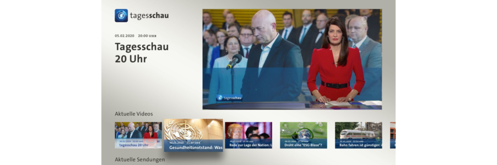 Tagesschau-App jetzt auch auf Android TVs in Deutschland verfügbar