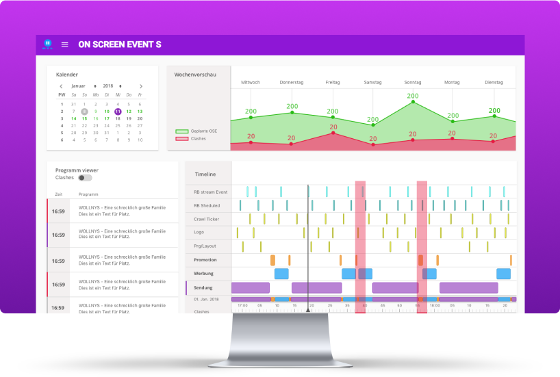 RTL ZWEI - HbbTV management & reporting system