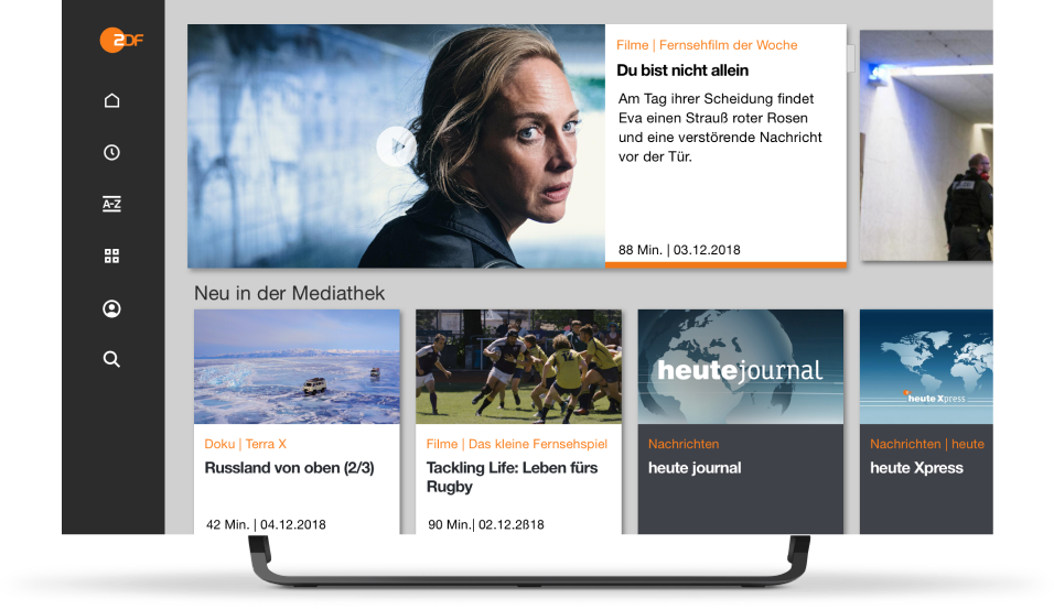Unitymedia - ZDF Mediathek