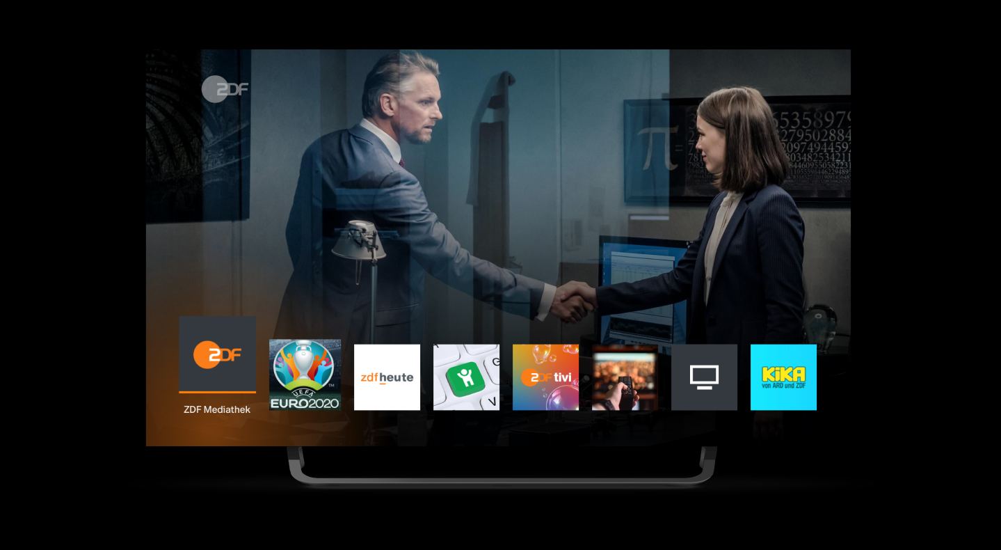 ZDF - HbbTV start bar