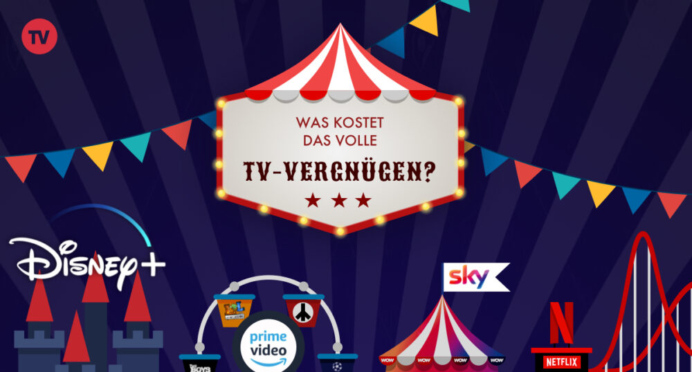 Infografik: So viel müssen TV Fans zahlen um alles Wichtige zu sehen